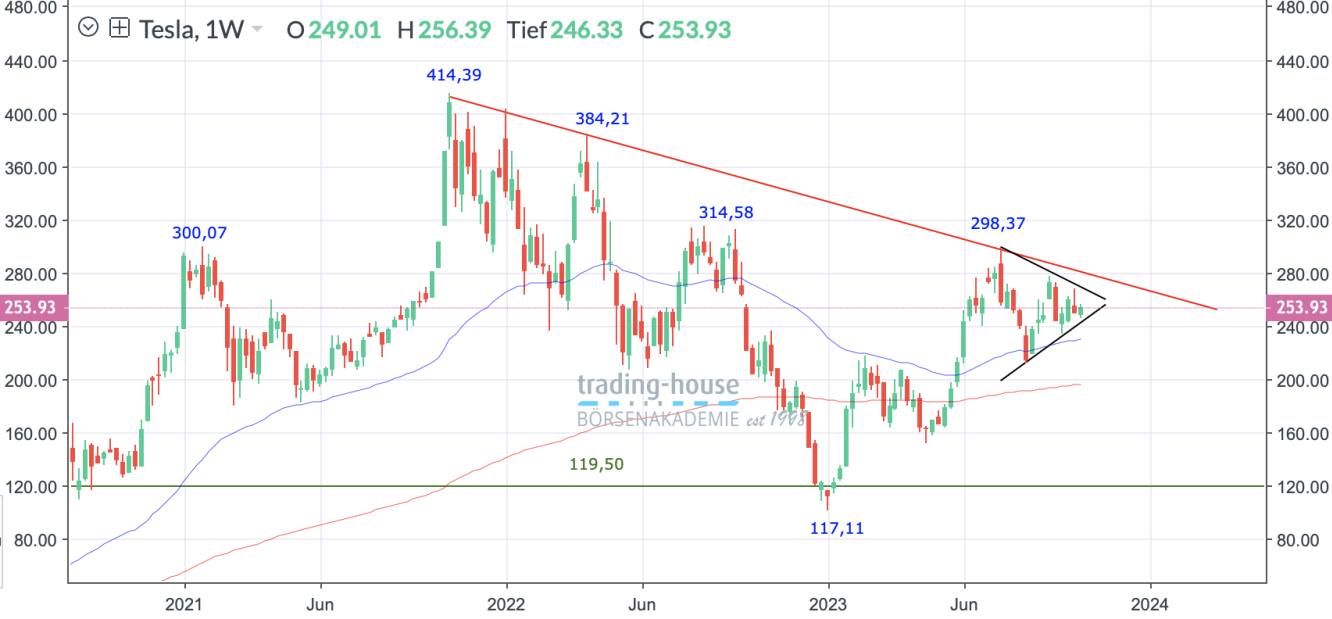 Tesla_Wochenchart