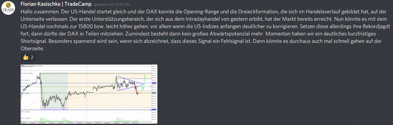 Auszug TradeCamp-Community