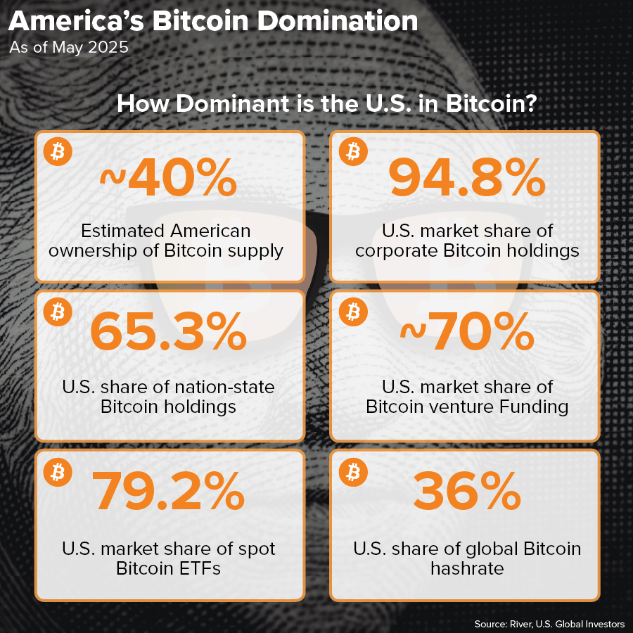  Die Bitcoin-Dominanz der USA – eine Momentaufnahme