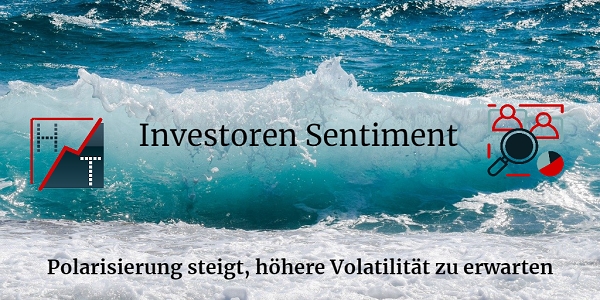Investoren Sentiment Polarisierung steigt, höhere Volatilität zu erwarten