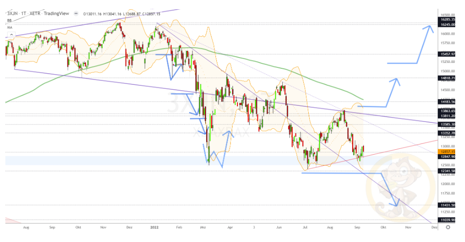 Chartdarstellung: Dax D1, 08:00-22:00 