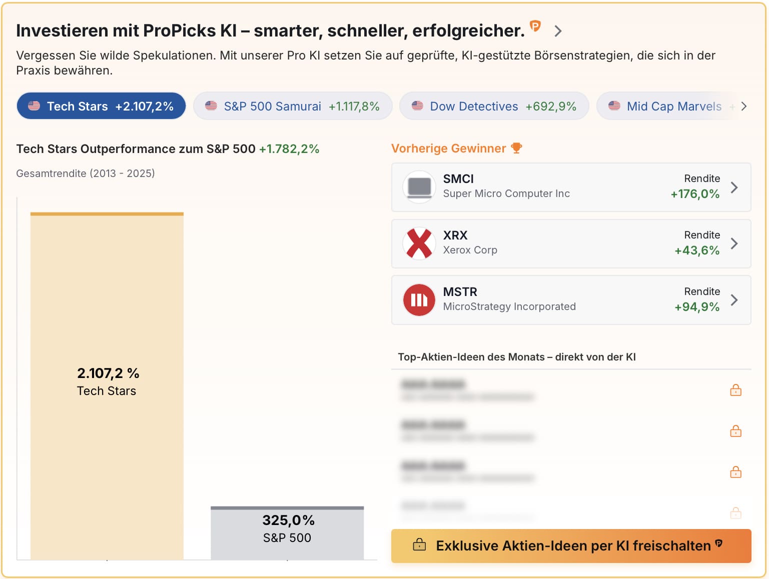 ProPicks Strategien